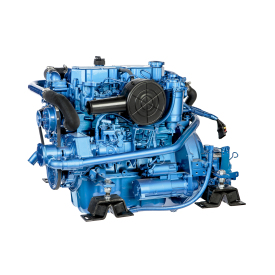 The marine inboard diesel engine MINI-62 is manufactured on Mitsubishi base, with 4 cylinders, an output of 59 hp at 3.000 rpm and 2.311c cc of displacement with a wide range of kits and configurations available.