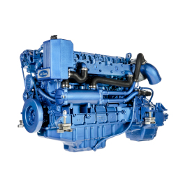 The SDZ-205 is a 6 cylinder marine engine with mechanical injection, turbocharged, assembled on 7.146 cc displacement DEUTZ block.